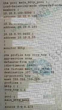Certification Exam F5 Networks BIG-IP LTM Specialist: Architect, Set up, Deploy F5 Networks F5-Networks-301a 2-1344062058 Certification Exam F5 Networks BIG-IP LTM Specialist: Architect, Set up, Deploy F5 Networks F5-Networks-301a 2-1344062058