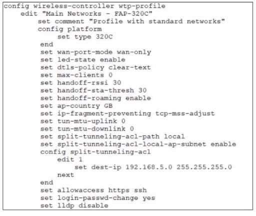 Certification Exam Fortinet NSE 7 - LAN Edge 7.0 Fortinet Fortinet-NSE7_LED-7.0 3-3525946301
