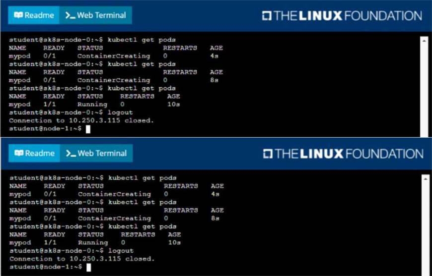 Certification Exam Certified Kubernetes Application Developer (CKAD) Program Linux Foundation Linux-Foundation-CKAD 50-1668820940 Certification Exam Certified Kubernetes Application Developer (CKAD) Program Linux Foundation Linux-Foundation-CKAD 50-1668820940