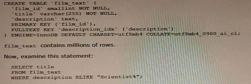 Certification Exam Oracle MySQL 8.0 Database Developer Oracle Oracle-1Z0-909 5-2528356876